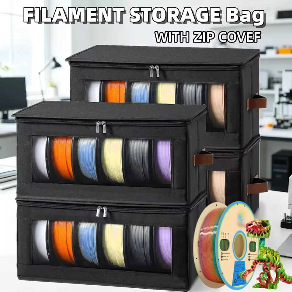 3D Printer Filament Storage Bag 4 Spool 1KG Filament Rack and Organizer Box Filament Storage Containers For Workshop Home Office
3D Printer Filament Storage Bag 4 Spool 1KG Filament Rack and Organizer Box Filament Storage Containers For Workshop Home Office