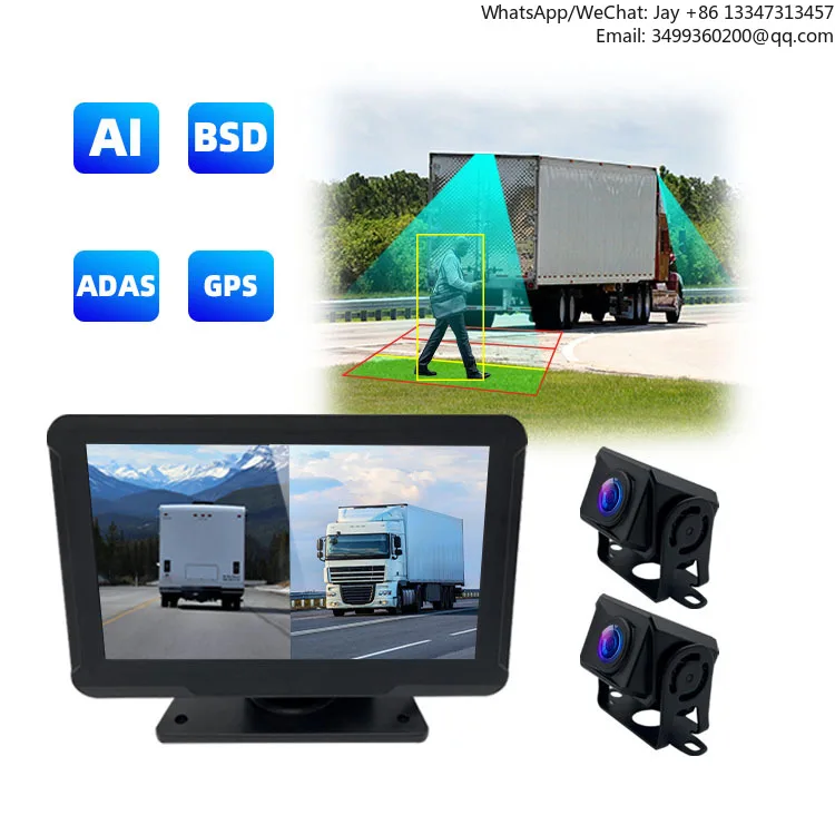 7 Inch Screen 2 Ways Cameras Truck Security Audible And Visual Alarm BSD ADAS System For Bus RV Vehicle
7 Inch Screen 2 Ways Cameras Truck Security Audible And Visual Alarm BSD ADAS System For Bus RV Vehicle