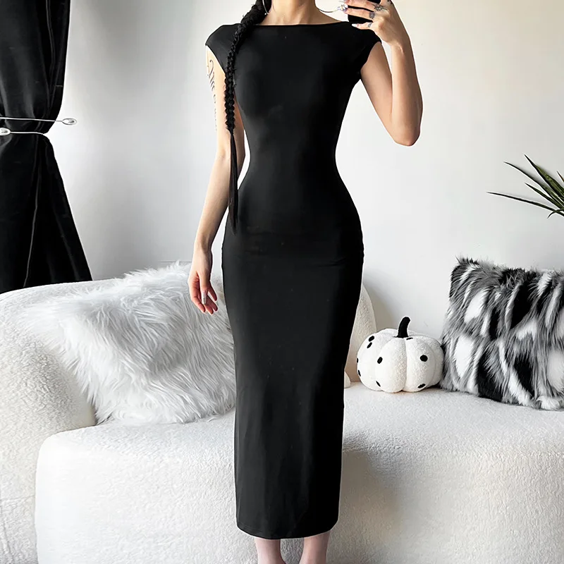 Women's Sexy Off-The-Shoulder Hollowed-Out Backless Dress High-Waisted Slim Bodycon Maxi Dress 2026 Summer Versatile Outfit
Women's Sexy Off-The-Shoulder Hollowed-Out Backless Dress High-Waisted Slim Bodycon Maxi Dress 2026 Summer Versatile Outfit