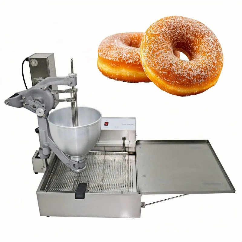 Automatic US Electricity 220V Commercial Donut Frying Machine: Ring, Ball & Mochi Donuts, CE Certified
Automatic US Electricity 220V Commercial Donut Frying Machine: Ring, Ball & Mochi Donuts, CE Certified