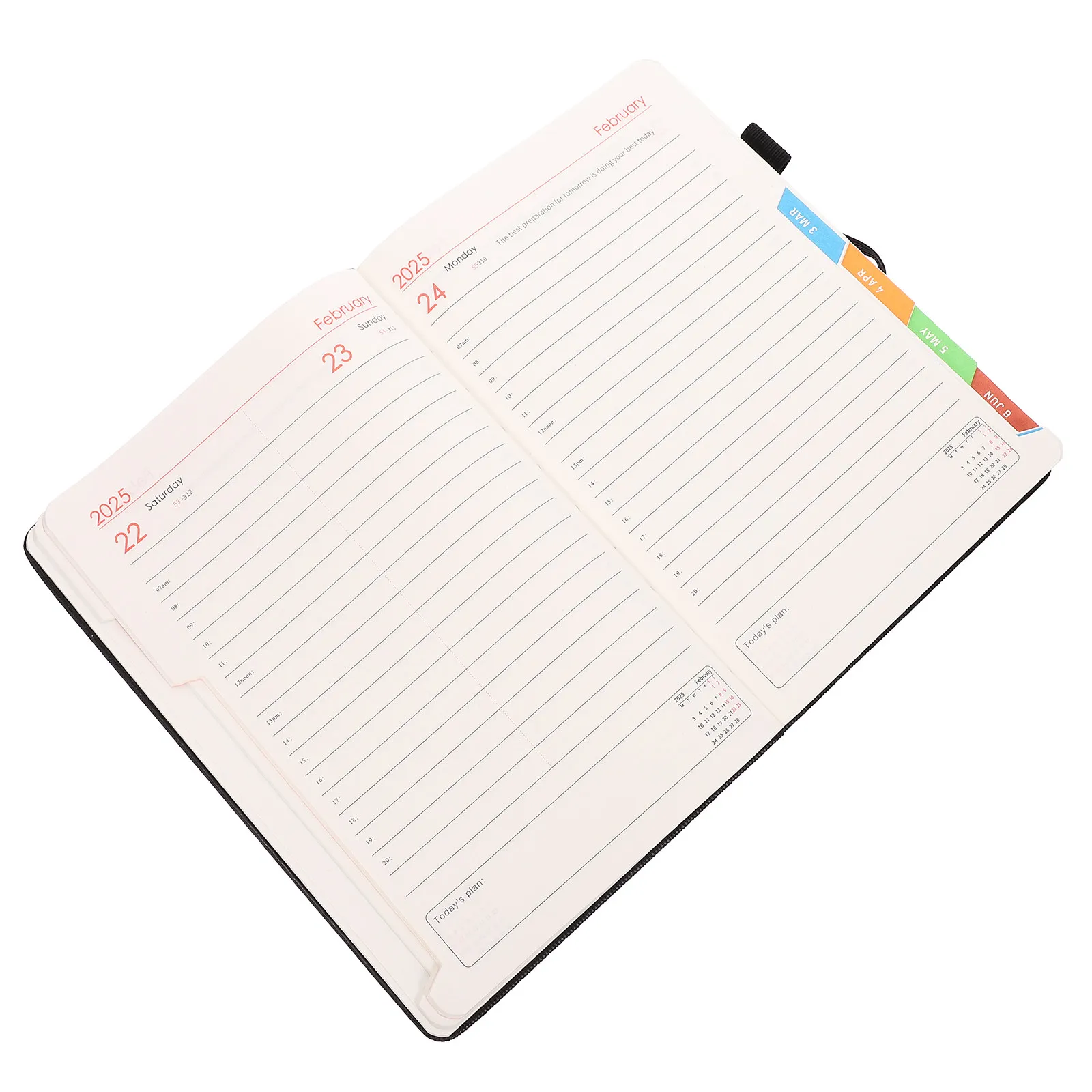 2025 A5 Hardcover Planner Pen Holder Monthly Weekly Layouts Schedule Organizer Appointments Book Daily Planner Office Student
2025 A5 Hardcover Planner Pen Holder Monthly Weekly Layouts Schedule Organizer Appointments Book Daily Planner Office Student