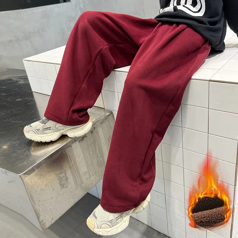 Boys Winter Pants Fleece Thick Warm Loose Wide Leg Pants 4 To 14 Years Kids Trousers Solid Casual All-match Children Sweatpants
Boys Winter Pants Fleece Thick Warm Loose Wide Leg Pants 4 To 14 Years Kids Trousers Solid Casual All-match Children Sweatpants