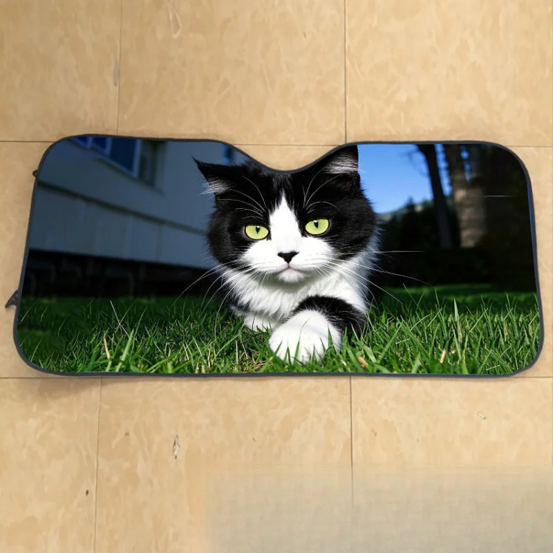 Cartoon Cute Car Front Windshield Sun Shade, Universal Foldable Suction Cup Heat Insulation Sun Visor, Anti-UV Car Interior Wind
Cartoon Cute Car Front Windshield Sun Shade, Universal Foldable Suction Cup Heat Insulation Sun Visor, Anti-UV Car Interior Wind