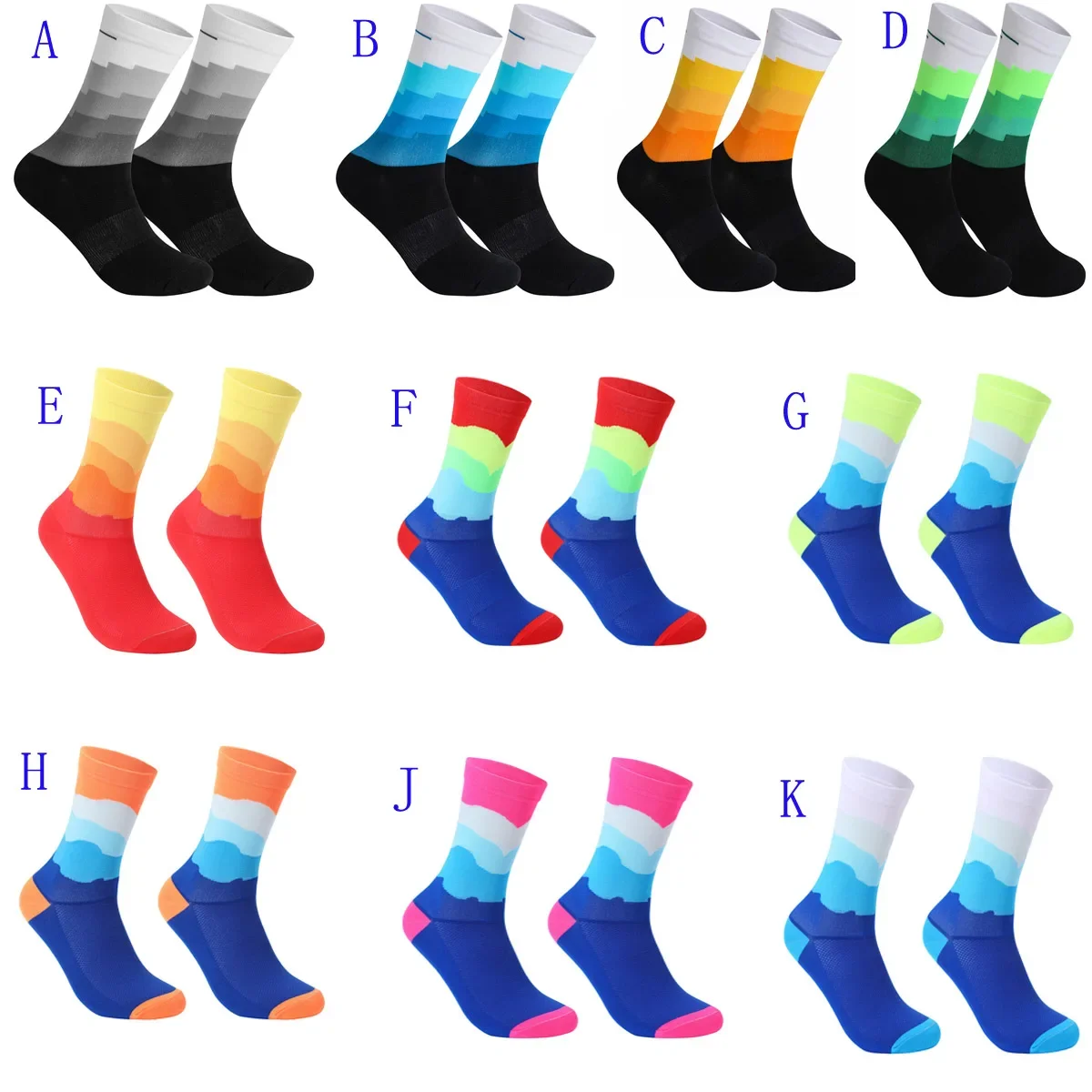 New Sport Socks Unisex Cycling Socks Men Outdoor Sports Socks Bike Footwear for Road Bike Socks Running Basketball Socks Socken
New Sport Socks Unisex Cycling Socks Men Outdoor Sports Socks Bike Footwear for Road Bike Socks Running Basketball Socks Socken