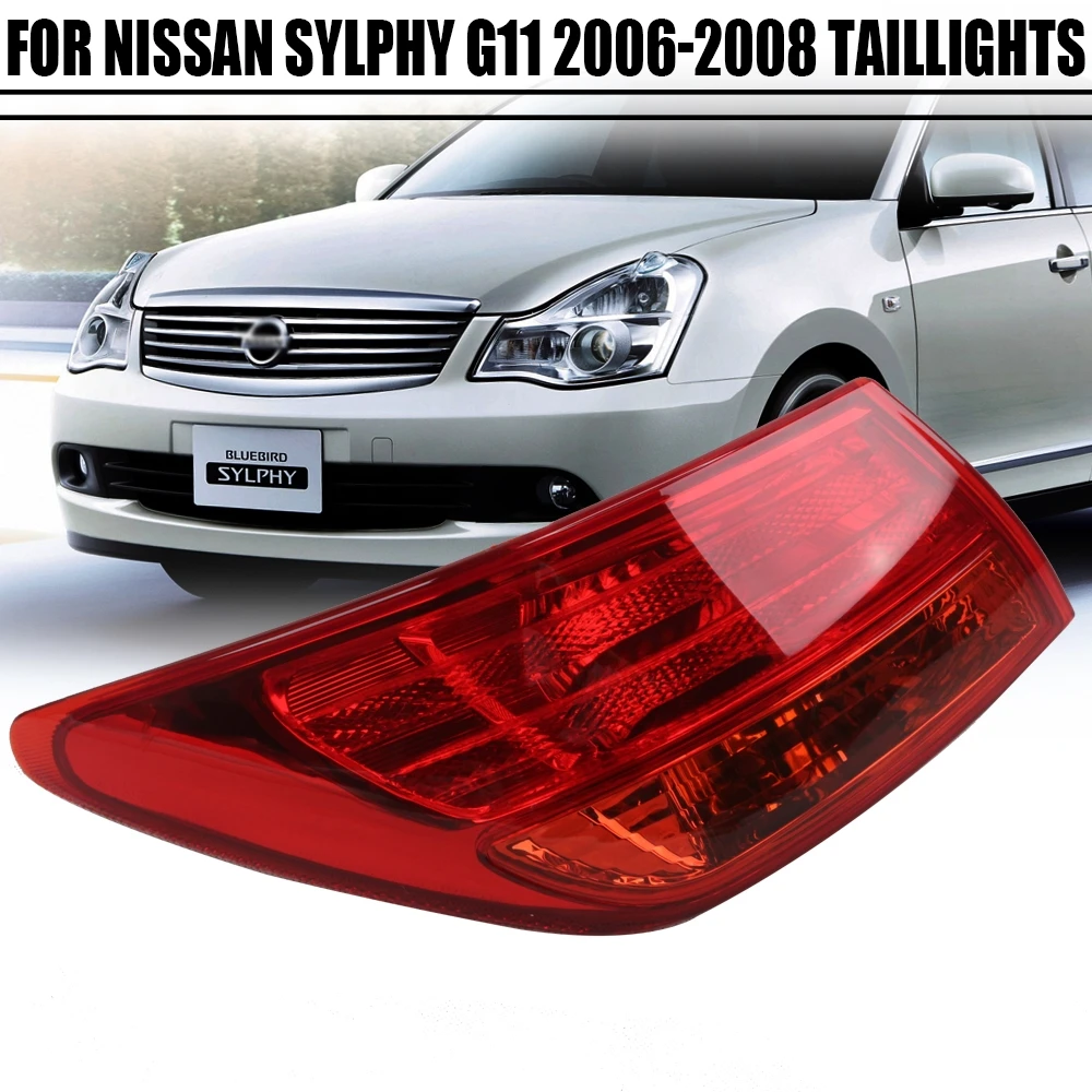 For Nissan Sylphy G11 2006 2007 2008 Rear Tail Light Assembly Left/Right Outer/Inner Brake Reverse Lamp
For Nissan Sylphy G11 2006 2007 2008 Rear Tail Light Assembly Left/Right Outer/Inner Brake Reverse Lamp