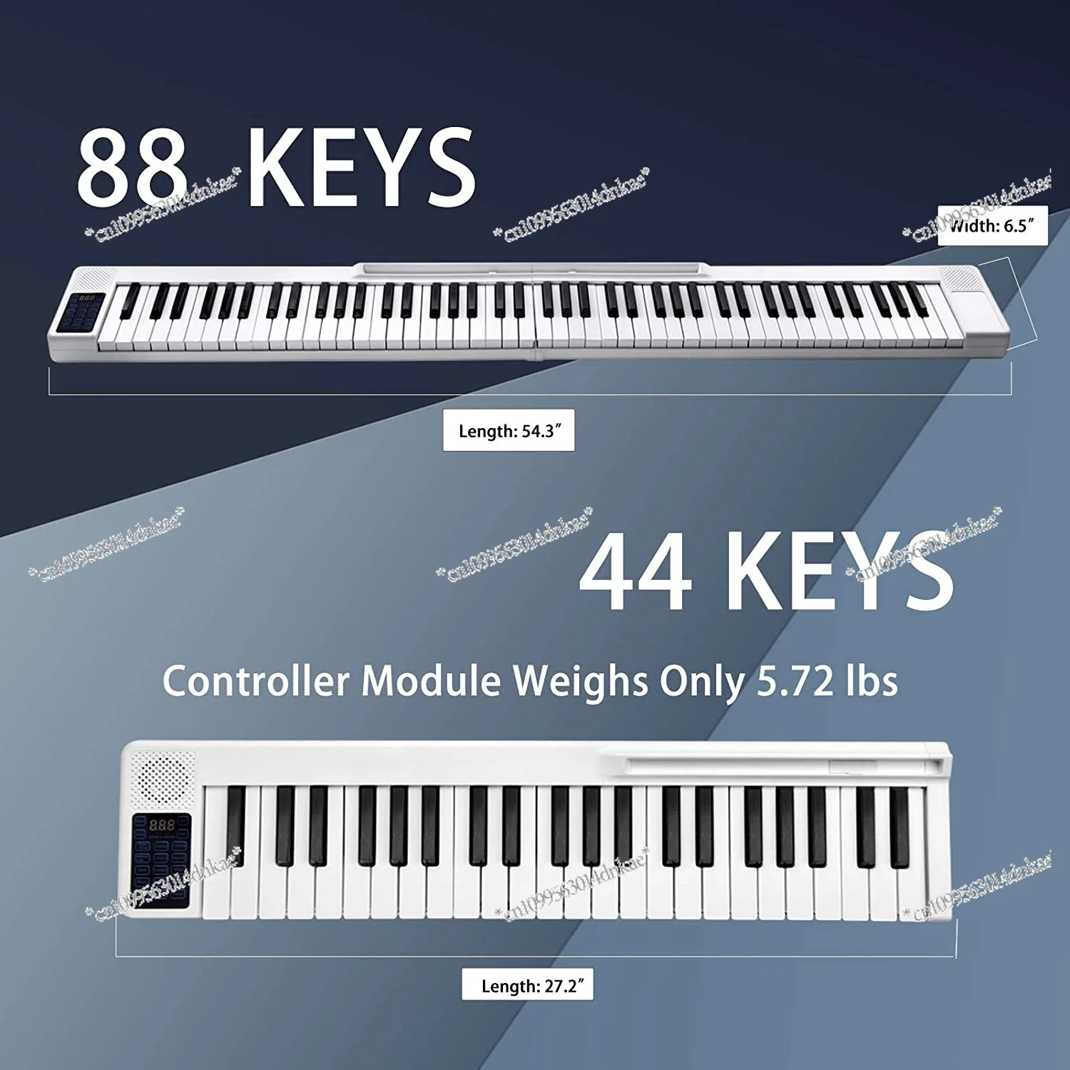 Splicing Folding Piano 88-key Portable Piano Smart Follow-up Electronic Piano Counterweight Keyboard Learning
Splicing Folding Piano 88-key Portable Piano Smart Follow-up Electronic Piano Counterweight Keyboard Learning