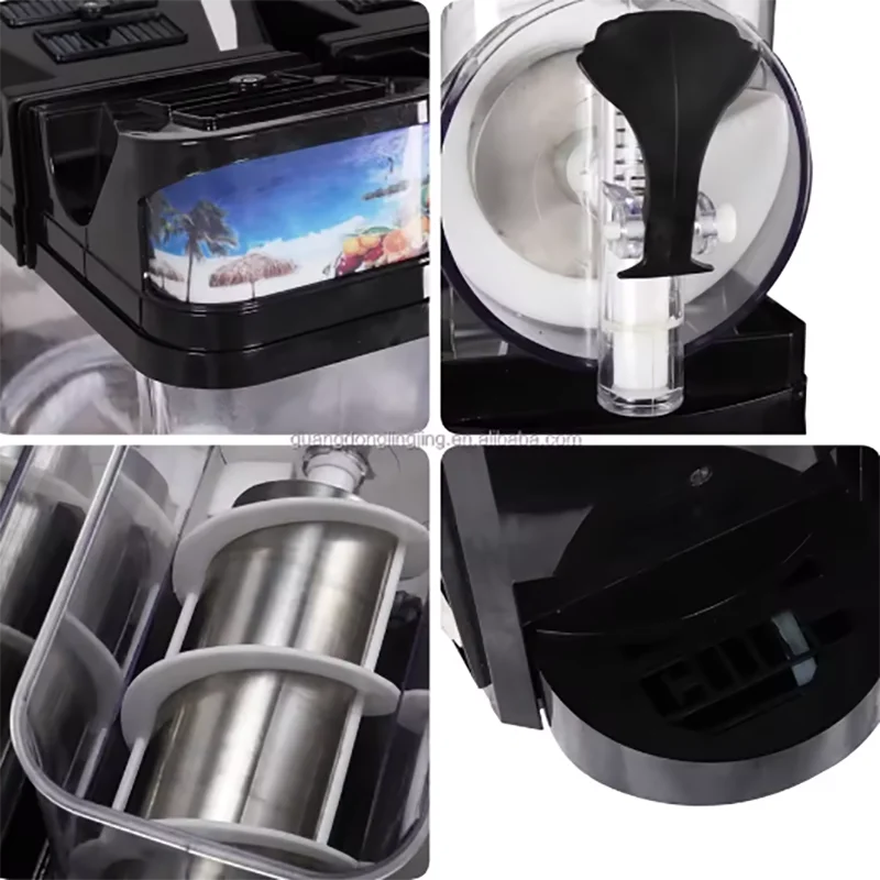 Commercial Electric Stainless Steel Slush Machine Automatic Frozen Drink Dispenser for Parties Hotels Use
Commercial Electric Stainless Steel Slush Machine Automatic Frozen Drink Dispenser for Parties Hotels Use