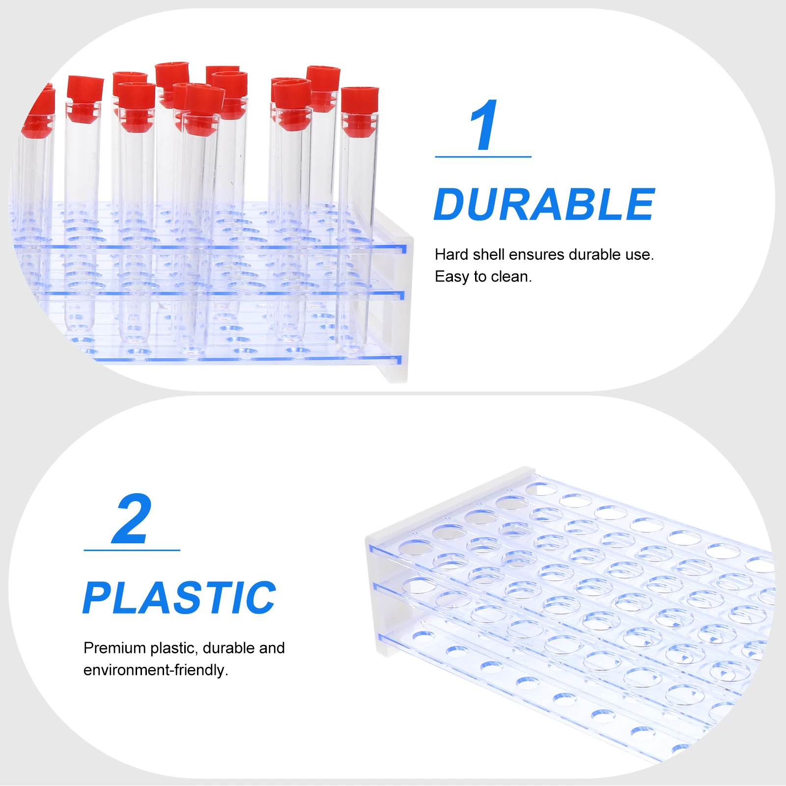 1 set Plastic Test Science Laboratory Tubes Leak-Proof Tubes Set For Sample Liquid Storage Reusable
1 set Plastic Test Science Laboratory Tubes Leak-Proof Tubes Set For Sample Liquid Storage Reusable