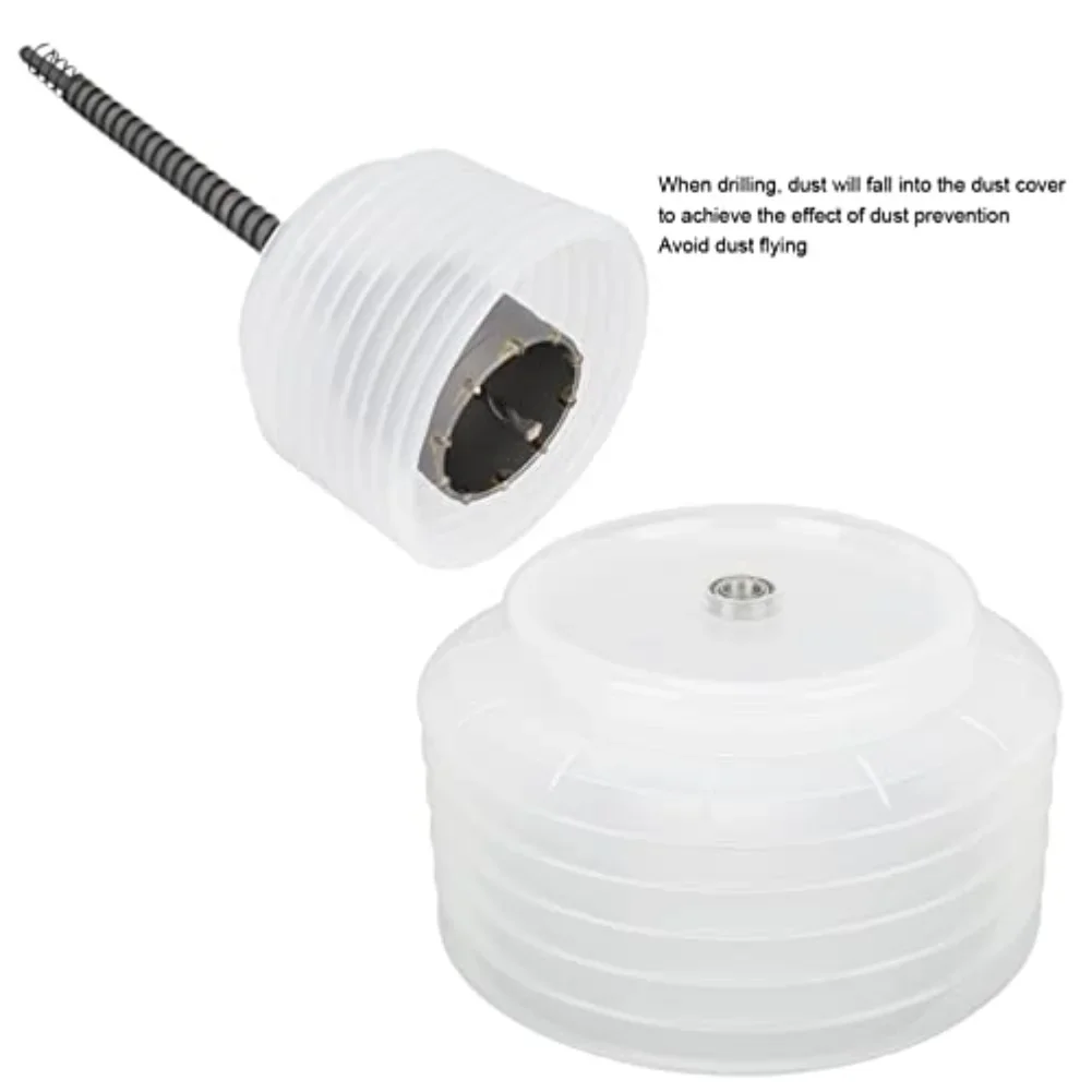 For Power Drills Hole Protector Drill Dust Cover For Wall Drilling Plastic Drill Bit Dust Prevention Accessory
For Power Drills Hole Protector Drill Dust Cover For Wall Drilling Plastic Drill Bit Dust Prevention Accessory
