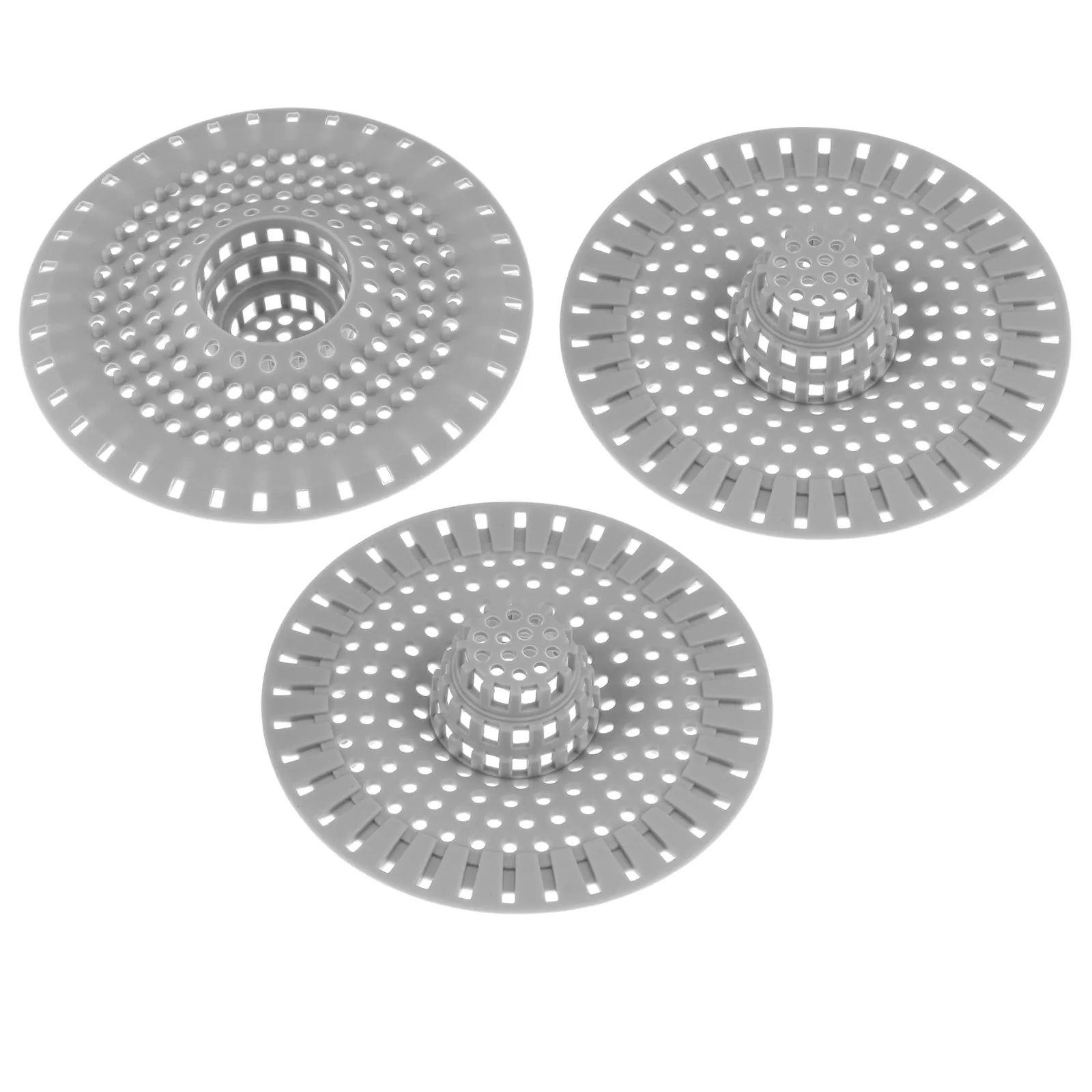 3Pcs Silicone Drain Hair Catcher Filter Covers Bathroom Shower Sink Strainers Anti-Clog Hair Stopper Tub Drain Protector
3Pcs Silicone Drain Hair Catcher Filter Covers Bathroom Shower Sink Strainers Anti-Clog Hair Stopper Tub Drain Protector