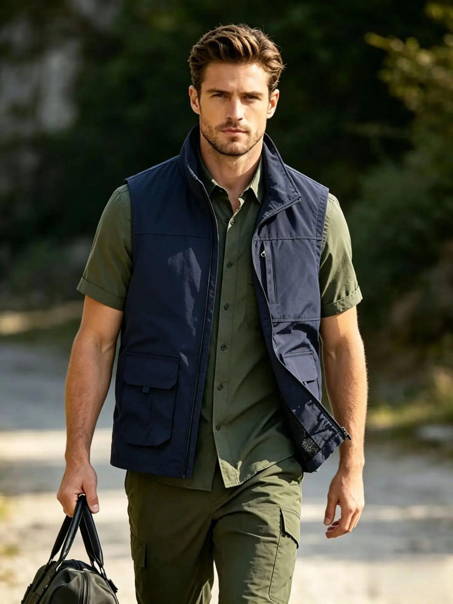 New Summer Men Outdoor Multi Pockets Quick Drying Vests Trendy Casual Sleeveless Jackets Male Outdoor Fishing Vests Waistcoats 5
New Summer Men Outdoor Multi Pockets Quick Drying Vests Trendy Casual Sleeveless Jackets Male Outdoor Fishing Vests Waistcoats 5
