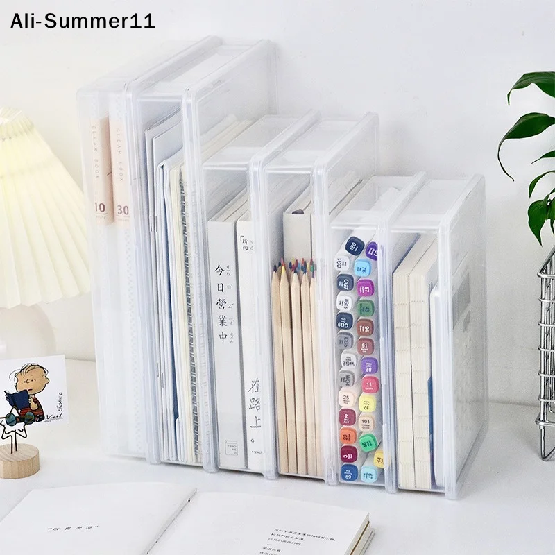 【A6L】A4 Storage Box Transparent Portable Document Organizer Dust-proof Plastic Stationery Storage Case Office Desktop Supplies
【A6L】A4 Storage Box Transparent Portable Document Organizer Dust-proof Plastic Stationery Storage Case Office Desktop Supplies