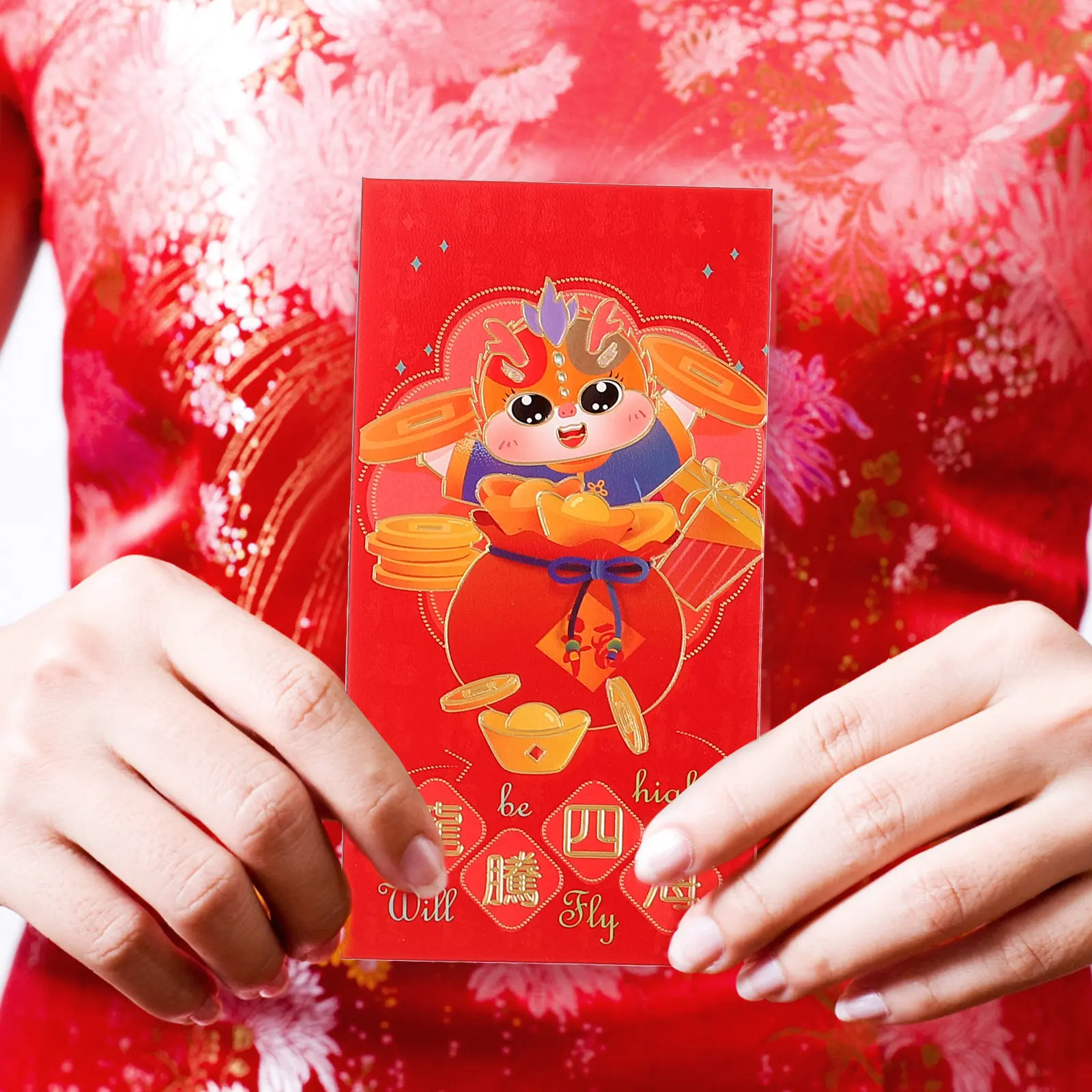 6Pcs Red Envelopes Chinese Traditional Dragon Pattern Paper Red Packets Cartoon Style Festival Money Pouch New Year Gift 2024
6Pcs Red Envelopes Chinese Traditional Dragon Pattern Paper Red Packets Cartoon Style Festival Money Pouch New Year Gift 2024