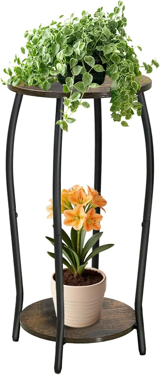 2-Tier Wood Plant Stand for Indoor Decor, Heavy Duty Corner Shelf with 4 Legs, Brown
2-Tier Wood Plant Stand for Indoor Decor, Heavy Duty Corner Shelf with 4 Legs, Brown