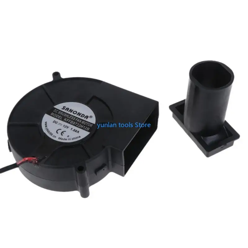50LB BBQ Fan 9733 Air Blower 97x97x33mm 12V 1.88A 4700R Adjustable Speed for w/ Air Duct for Grills Stove Cooking Starte
50LB BBQ Fan 9733 Air Blower 97x97x33mm 12V 1.88A 4700R Adjustable Speed for w/ Air Duct for Grills Stove Cooking Starte