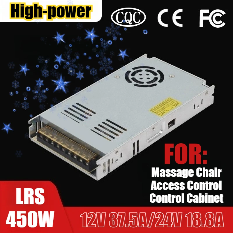 450W 24V Single-channel Output High-power Switching Power Supply,For Massage Chair, Access Control,control Cabinet
450W 24V Single-channel Output High-power Switching Power Supply,For Massage Chair, Access Control,control Cabinet