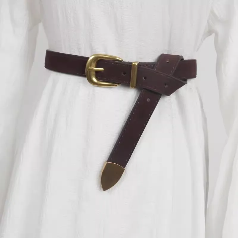 Women's Vintage Suede Genuine Leather Cummerbunds Female Dress Corsets Waistband Belts Decoration Narrow Belt TB341
Women's Vintage Suede Genuine Leather Cummerbunds Female Dress Corsets Waistband Belts Decoration Narrow Belt TB341