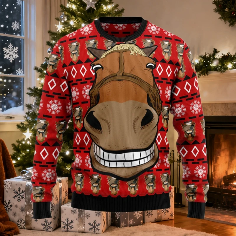 Funny Santa Claus Graphic Ugly Christmas Sweater Fashion Holiday Animal 3D Print Autumn Sweatshirts for Men Loose Pullover Tops
Funny Santa Claus Graphic Ugly Christmas Sweater Fashion Holiday Animal 3D Print Autumn Sweatshirts for Men Loose Pullover Tops