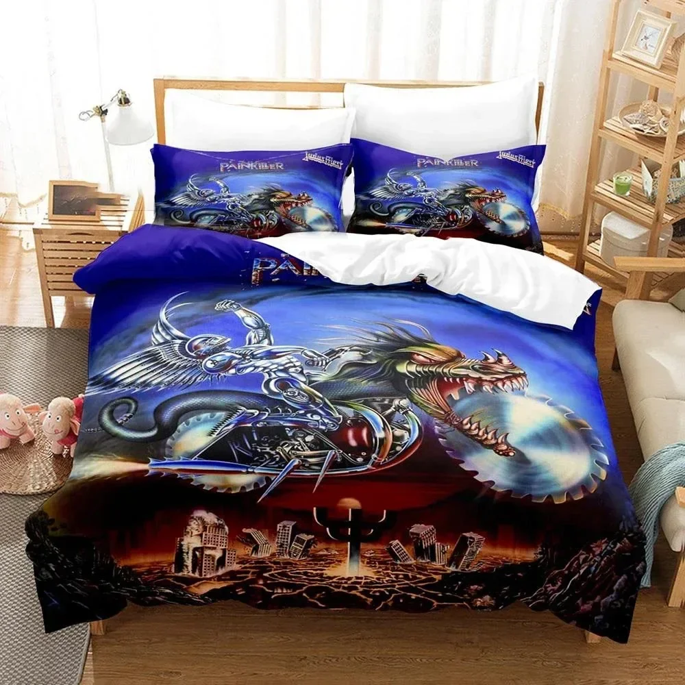 Hip Hop Band Judas Priest Bedding Set Duvet Cover Bedroom Comforter Single Twin King Size Quilt Cover Home Textile
Hip Hop Band Judas Priest Bedding Set Duvet Cover Bedroom Comforter Single Twin King Size Quilt Cover Home Textile