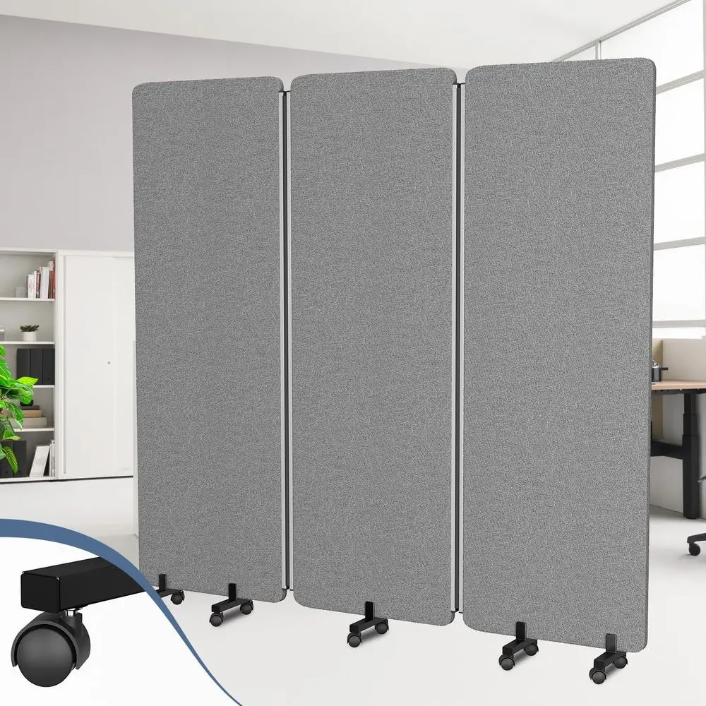 Room Divider Soundproo Privacy Panel with Wheels, 3 Panel Wall Divider (e) or Room Partition, olding Room Dividers Space Separat
Room Divider Soundproo Privacy Panel with Wheels, 3 Panel Wall Divider (e) or Room Partition, olding Room Dividers Space Separat