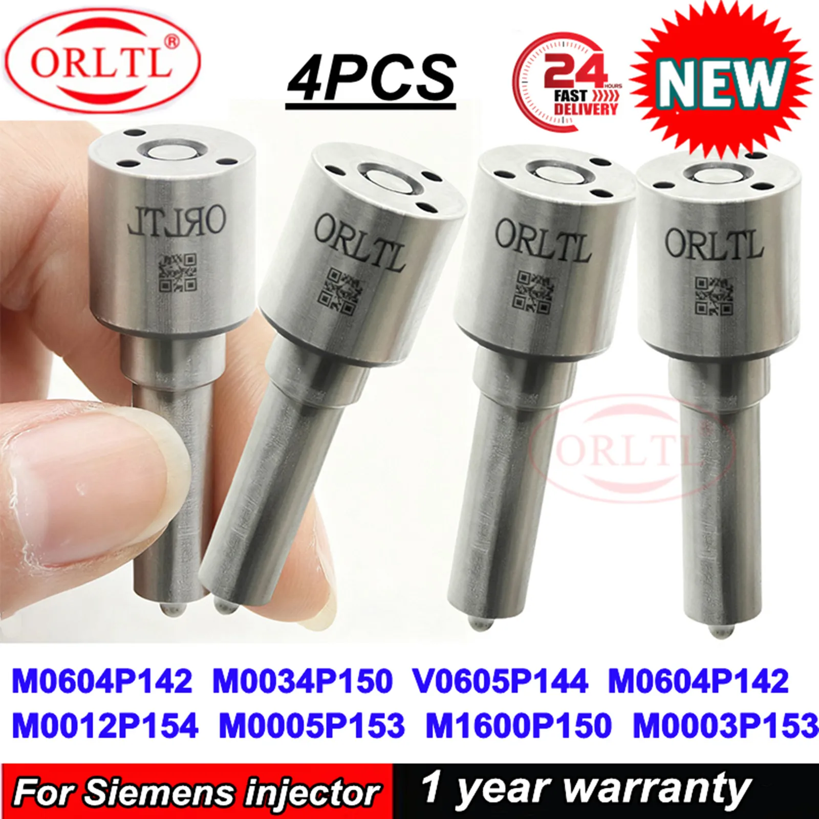 4 PCS Diesel Fuel Nozzle M0604P142 M0012P154 M0005P153 M1600P150 M0003P153 M0034P150 V0605P144 For Siemens Piezo injector
4 PCS Diesel Fuel Nozzle M0604P142 M0012P154 M0005P153 M1600P150 M0003P153 M0034P150 V0605P144 For Siemens Piezo injector