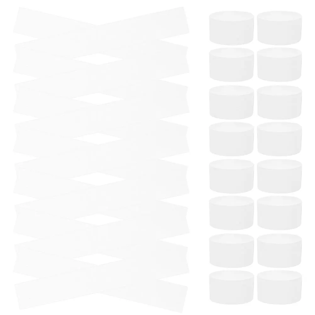 100pcs Cash Strapping Blank White Straps Double Paper Banknote Bundle Wrappers Self Adhesive Currency Straps Files Folders
100pcs Cash Strapping Blank White Straps Double Paper Banknote Bundle Wrappers Self Adhesive Currency Straps Files Folders