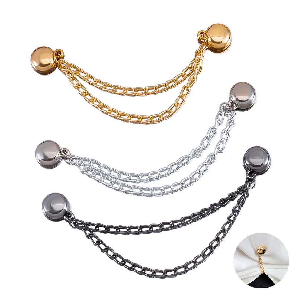 1pc 2pcs 4pcs 8pcs Tuck Waist Design Metal Chain Magnetic Buckle Long Pant Sleeve Shorten Free-suturing Fixed Alloy Brooch Strap
1pc 2pcs 4pcs 8pcs Tuck Waist Design Metal Chain Magnetic Buckle Long Pant Sleeve Shorten Free-suturing Fixed Alloy Brooch Strap