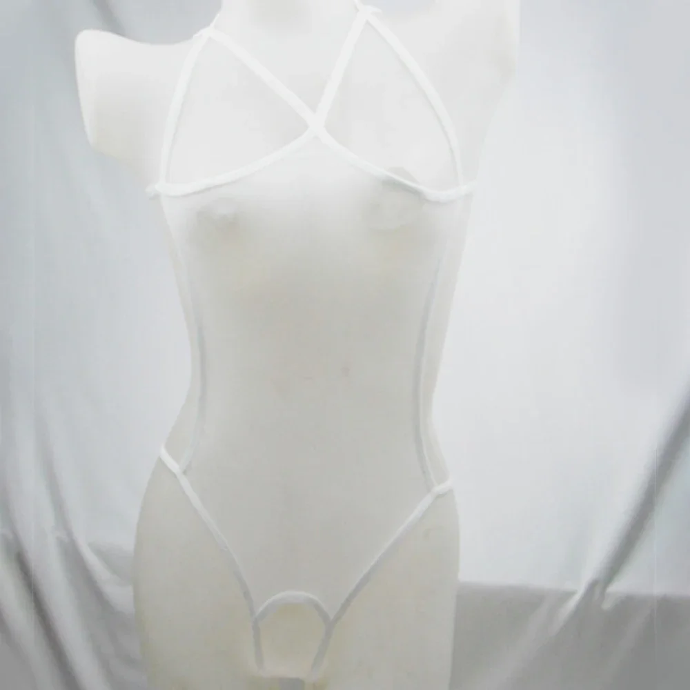 Women Sexy Open Crotch Sheer Mesh Lingerie Bodysuit See Through Ultra-thin Strappy Backless High-cut Leotard Nightwear Clubwear
Women Sexy Open Crotch Sheer Mesh Lingerie Bodysuit See Through Ultra-thin Strappy Backless High-cut Leotard Nightwear Clubwear