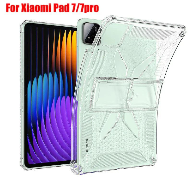 For XiaoMi Pad 7 Pro 11.2 inch 2024 Case Clear With Pencil Cover for MiPad 7 11.2" Transparent Silicon Back Tablet Cover
For XiaoMi Pad 7 Pro 11.2 inch 2024 Case Clear With Pencil Cover for MiPad 7 11.2" Transparent Silicon Back Tablet Cover