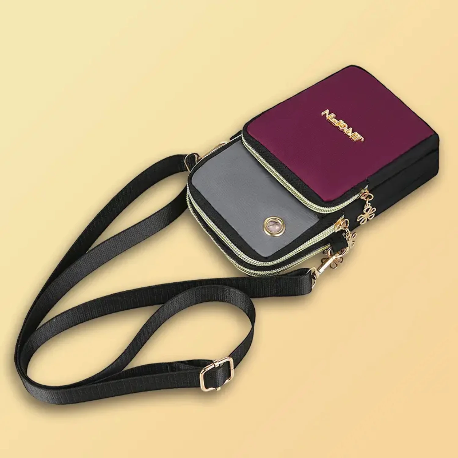 Sleek and Chic Stylish Color-block Crossbody Bag for Fashionable Women - Mini Metal Letter Decor - Perfect Phone Bag
Sleek and Chic Stylish Color-block Crossbody Bag for Fashionable Women - Mini Metal Letter Decor - Perfect Phone Bag