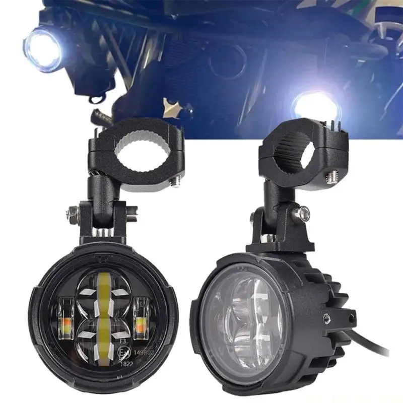 J0MA 1 Pair High Power LED Motorcycle Spotlights Fog Lights Auxiliary Driving Light
J0MA 1 Pair High Power LED Motorcycle Spotlights Fog Lights Auxiliary Driving Light