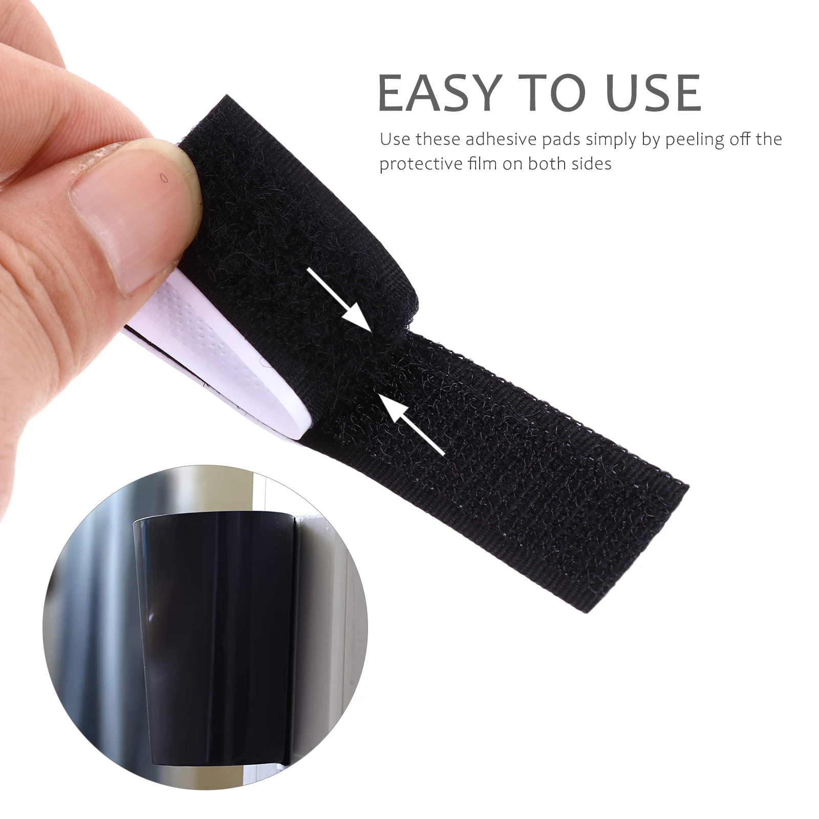 100pcs Self-Adhesive Hook Loop Tape Heavy Duty Storage Solution Detachable Strips Non-Damaging Hooks Strong Adhesiveness
100pcs Self-Adhesive Hook Loop Tape Heavy Duty Storage Solution Detachable Strips Non-Damaging Hooks Strong Adhesiveness