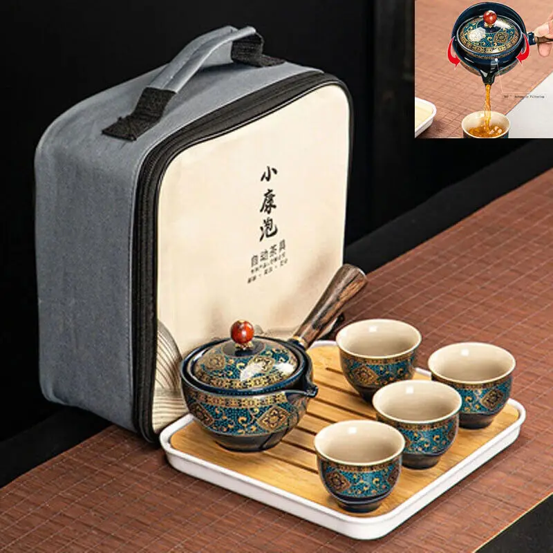 Portable Flower Exquisite Chinese Gongfu Kung Fu Tea Set Ceramic Teapot W/Wooden
Portable Flower Exquisite Chinese Gongfu Kung Fu Tea Set Ceramic Teapot W/Wooden