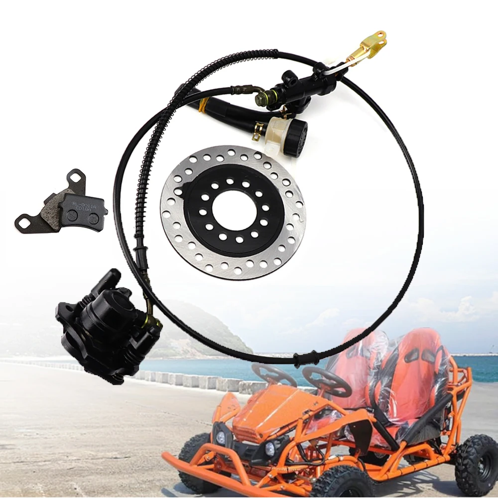 Brake Caliper Hydraulic Rear Disc System Pads Disk Rotor For 150cc 200cc 250cc Dirt Bike Quad ATV Go Kart Karting Dune Buggy
Brake Caliper Hydraulic Rear Disc System Pads Disk Rotor For 150cc 200cc 250cc Dirt Bike Quad ATV Go Kart Karting Dune Buggy