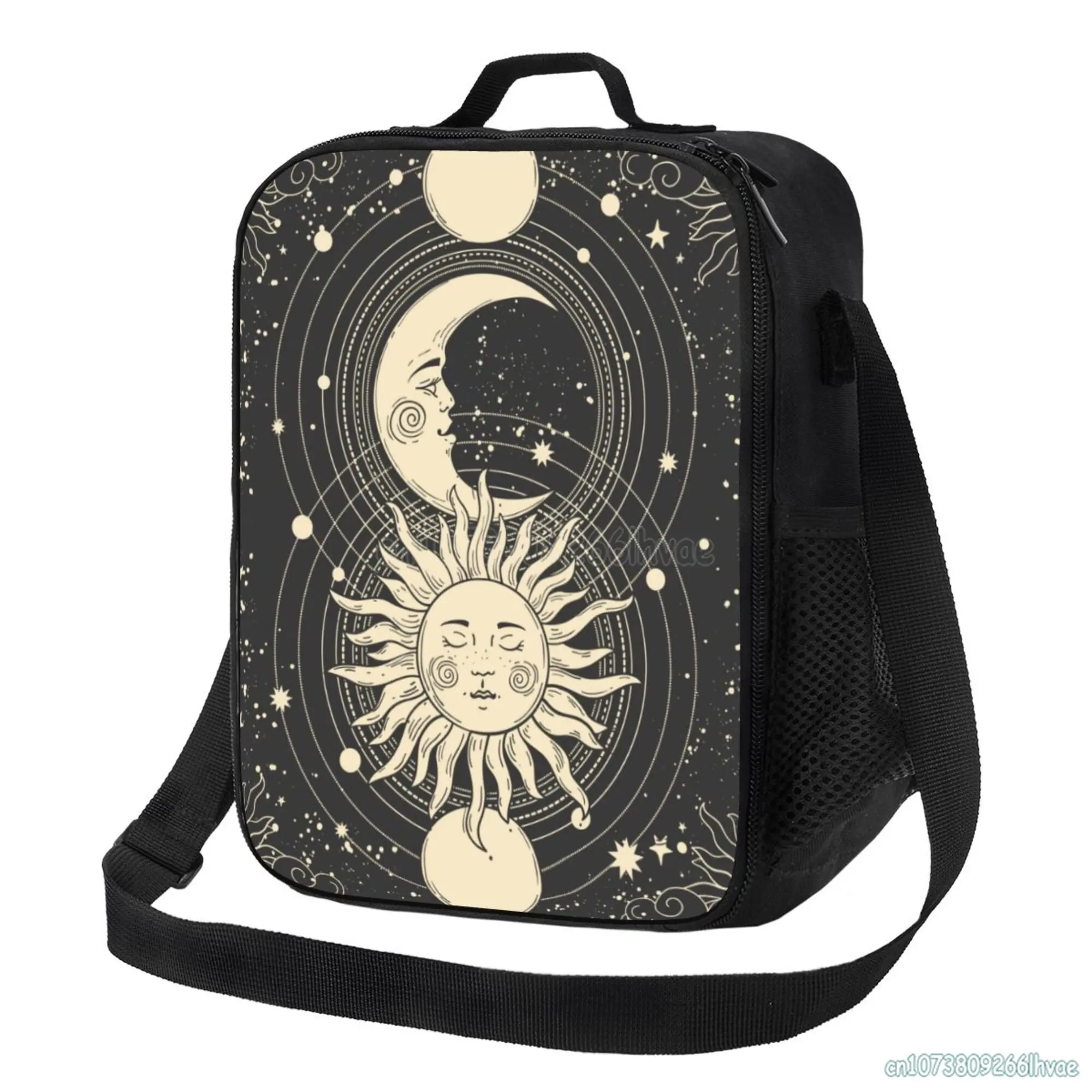 Теплоизолированная сумка для ланча Tarot Sun Moon Witchy Night, Термосумка для ланча, водонепроницаемая Портативная Сумка-тоут из ткани Оксфорд на одно плечо
Теплоизолированная сумка для ланча Tarot Sun Moon Witchy Night, Термосумка для ланча, водонепроницаемая Портативная Сумка-тоут из ткани Оксфорд на одно плечо