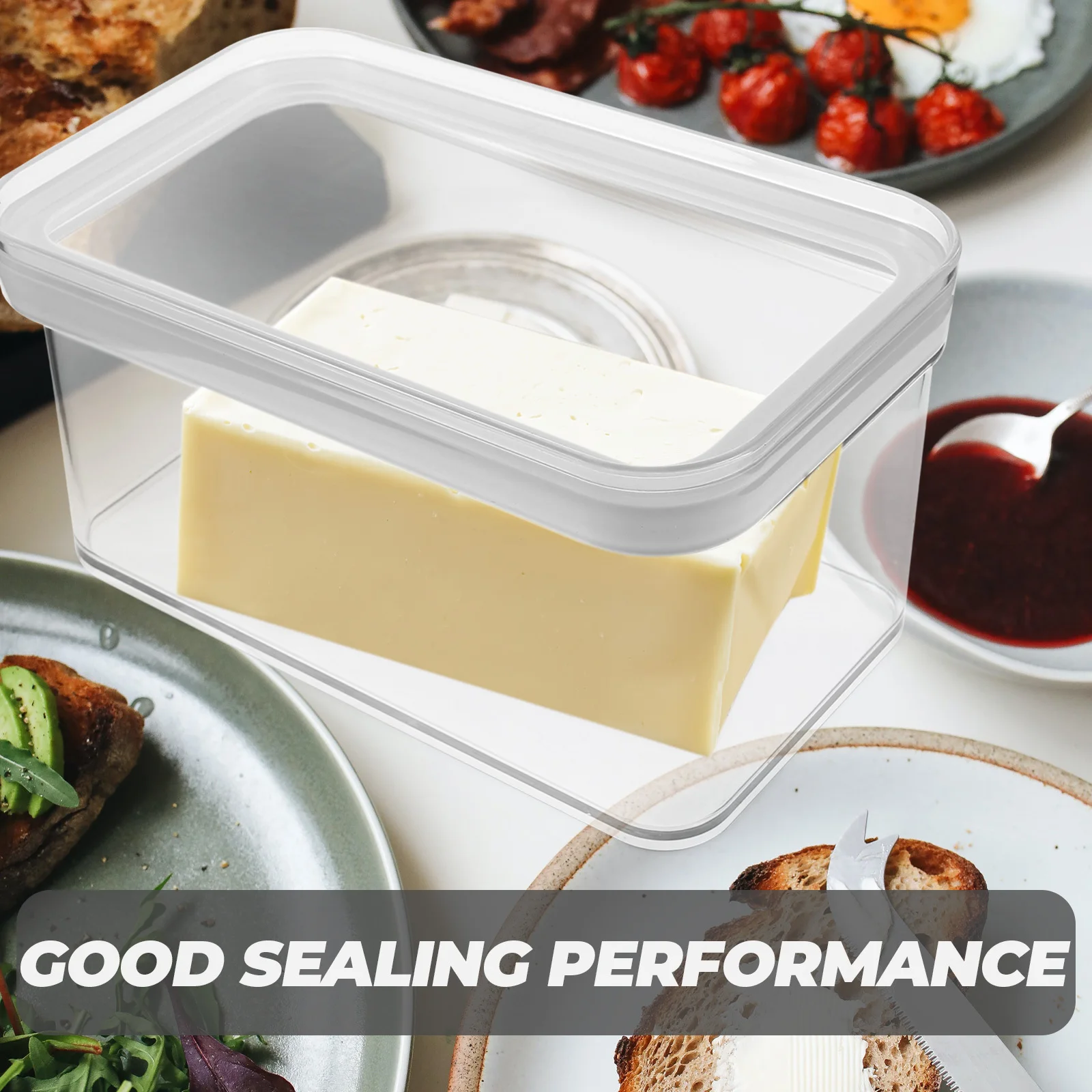 1Set Butter Dish Set Premium Butter Keeper Container Clear Storage Box with Cutter Tool for Household Box
1Set Butter Dish Set Premium Butter Keeper Container Clear Storage Box with Cutter Tool for Household Box
