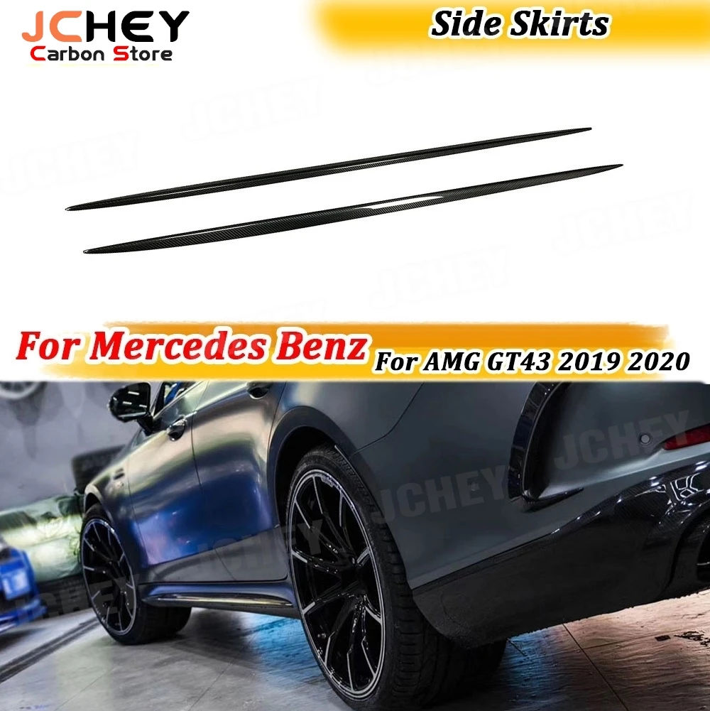 JCHEY 2Pcs For Mercedes Benz For AMG GT43 GT50 GT53 2019 2020 Side Skirts Dry Carbon Fiber FRP Door Bumper Trim Cover Aprons
JCHEY 2Pcs For Mercedes Benz For AMG GT43 GT50 GT53 2019 2020 Side Skirts Dry Carbon Fiber FRP Door Bumper Trim Cover Aprons