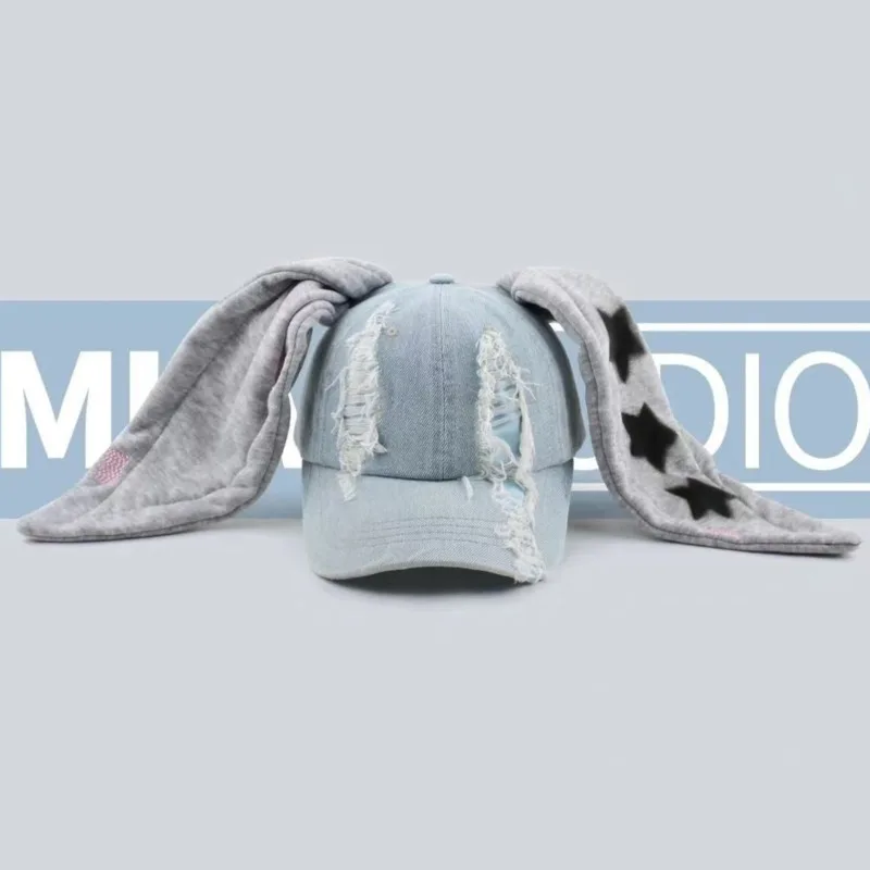 Denim Rabbit Ear Duckbill Cap Women Denim Personalized Trend Wash Graffiti Dance Baseball Multiple Styles Versatile Hip Hop Hat
Denim Rabbit Ear Duckbill Cap Women Denim Personalized Trend Wash Graffiti Dance Baseball Multiple Styles Versatile Hip Hop Hat