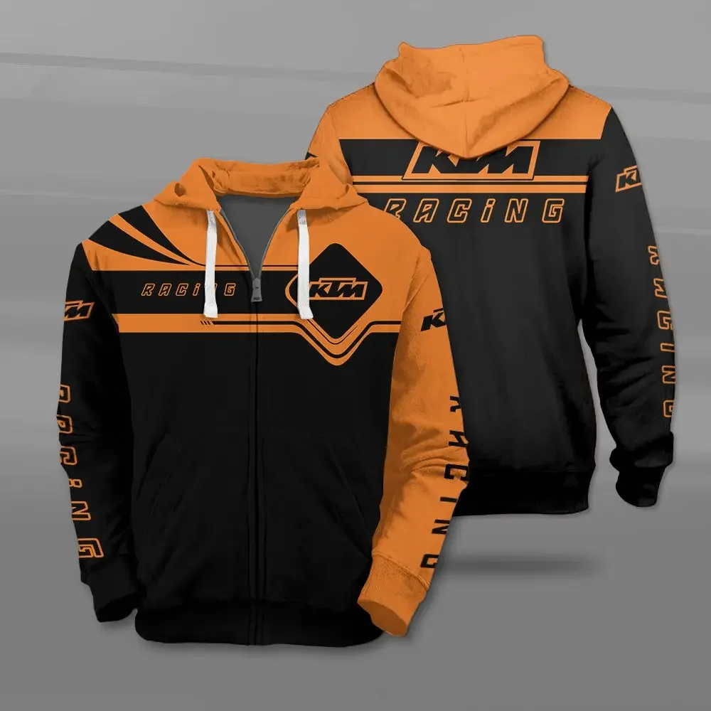 New Trendy Long Sleeves Comfortable Casual Sweatshirt Round Neck KTM Pattern Printed Motorcycle Racing Sport Zipper Hoodie
New Trendy Long Sleeves Comfortable Casual Sweatshirt Round Neck KTM Pattern Printed Motorcycle Racing Sport Zipper Hoodie