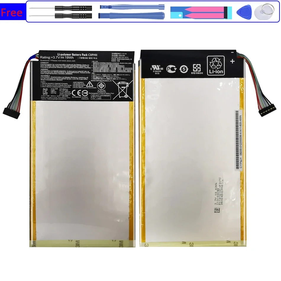 Аккумулятор C11P1411 C11P 1411 4980 мАч для ASUS MeMO Pad 10 Pad10 ME103K K01E ME0310K ME103
Аккумулятор C11P1411 C11P 1411 4980 мАч для ASUS MeMO Pad 10 Pad10 ME103K K01E ME0310K ME103
