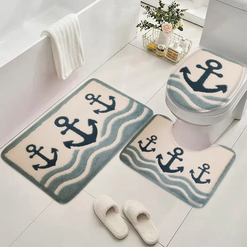 3 bathroom mats with 7MM thick beach pattern soft floor mats, living room carpet, balcony floor mats can be machine washed
3 bathroom mats with 7MM thick beach pattern soft floor mats, living room carpet, balcony floor mats can be machine washed