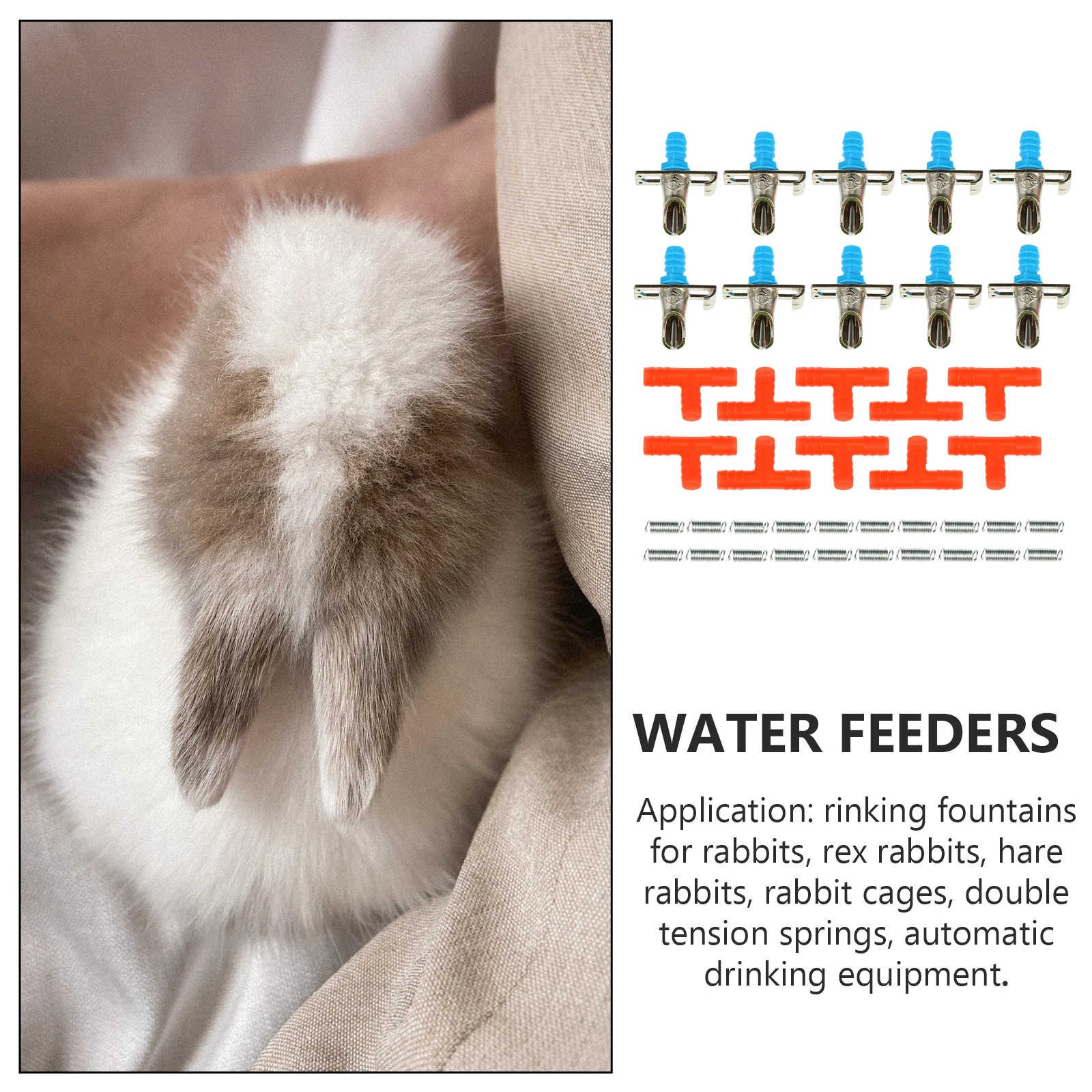 10pcs Automatic Drinking Fountain For Pet Rabbit Bird Water Feeder Bottle Cage Accessories Ferret Chinchilla Animal Use Durable
10pcs Automatic Drinking Fountain For Pet Rabbit Bird Water Feeder Bottle Cage Accessories Ferret Chinchilla Animal Use Durable