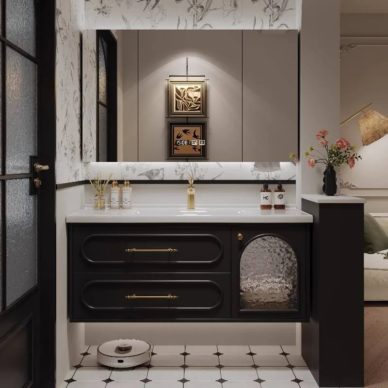 Mirror Drawers Bathroom Storage Cabinet Black Modern Display Bathroom Storage Cabinet Hotel Luxury Meuble De Rangement Furniture
Mirror Drawers Bathroom Storage Cabinet Black Modern Display Bathroom Storage Cabinet Hotel Luxury Meuble De Rangement Furniture