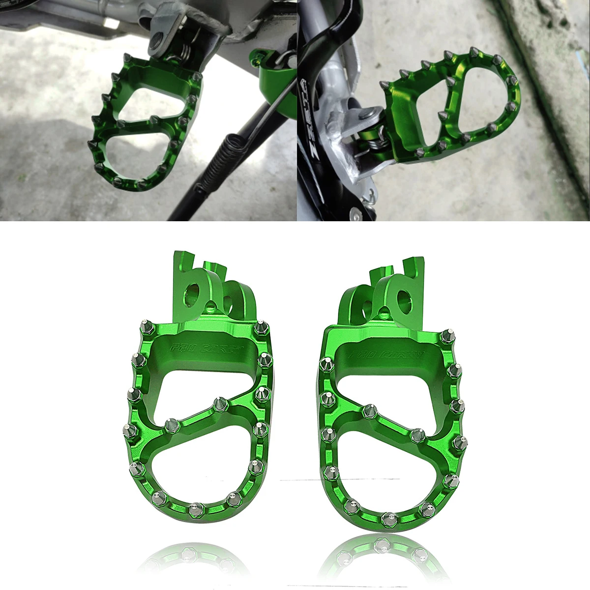 Motorcycle CNC FootRest Footpegs Foot Pegs Pedals For Kawasaki KX250 KX450 2019 2020 KX250F KX450F 2017 2018 KLX450R 2008-2023
Motorcycle CNC FootRest Footpegs Foot Pegs Pedals For Kawasaki KX250 KX450 2019 2020 KX250F KX450F 2017 2018 KLX450R 2008-2023