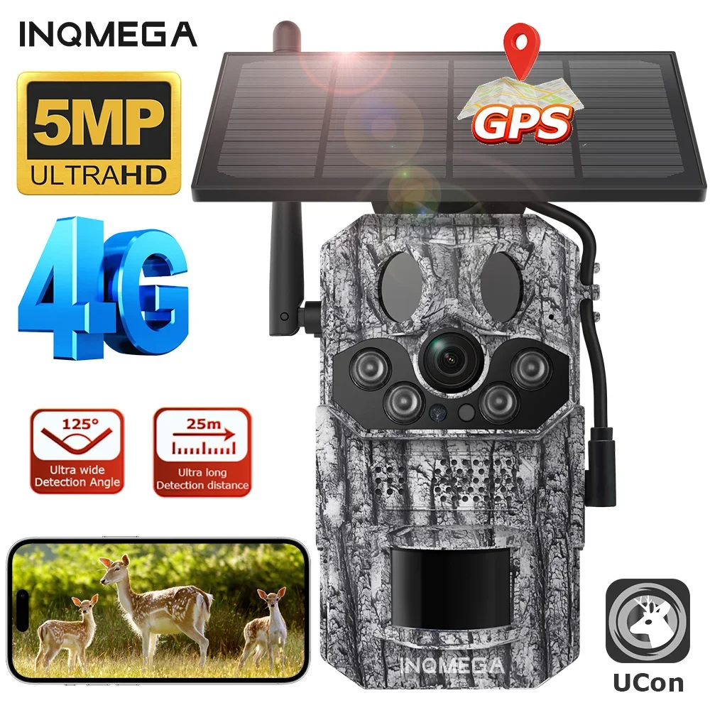 INQMEGA Solar Trail Camera 5MP 4G Outdoor Surveillance IP66 Waterproof for Wildlife Scouting GPS Tracking Motion Cctv Cameras
INQMEGA Solar Trail Camera 5MP 4G Outdoor Surveillance IP66 Waterproof for Wildlife Scouting GPS Tracking Motion Cctv Cameras