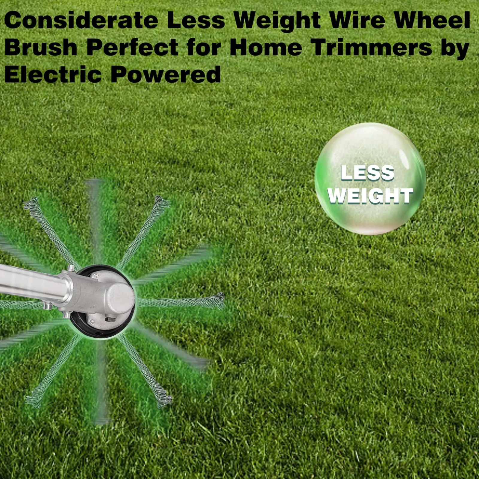 Rotary Mower Head Cordless String Mower Head 6-Inch Wire Brush Cutter Multi-Function Battery-Powered Weed Eater Practicality
Rotary Mower Head Cordless String Mower Head 6-Inch Wire Brush Cutter Multi-Function Battery-Powered Weed Eater Practicality