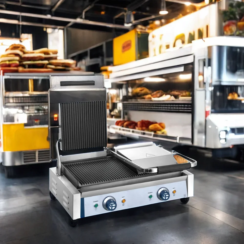 Furnotel Brand Electric Contact Grill 2 Slice Nonstick Electric Sandwich Maker
Furnotel Brand Electric Contact Grill 2 Slice Nonstick Electric Sandwich Maker