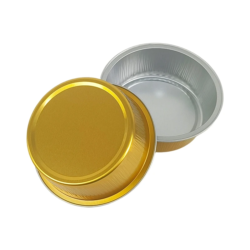 50/100pcs Pack 150ml Gold Round Aluminum Foil Pudding Cups Disposable High Temp Resistant Baking Molds for Cakes Souffle Dessert
50/100pcs Pack 150ml Gold Round Aluminum Foil Pudding Cups Disposable High Temp Resistant Baking Molds for Cakes Souffle Dessert