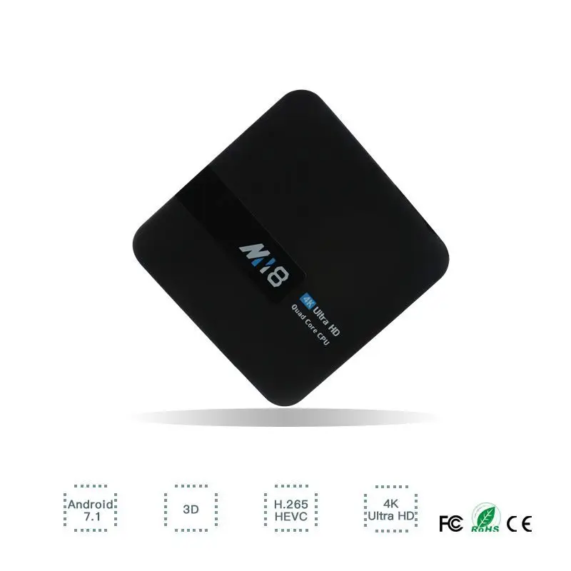 M18 Smart Set Top Box Android box Amlogic S905W 1G 8G 4K TV BOX 2,4G WIFI Медиаплеер
M18 Smart Set Top Box Android box Amlogic S905W 1G 8G 4K TV BOX 2,4G WIFI Медиаплеер