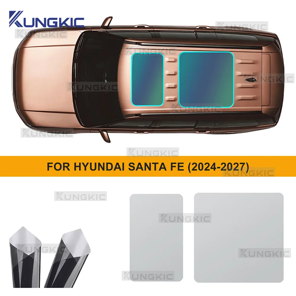 For Hyundai Santa Fe 2024 2025-2027 Ice Armor Pre-Cut Sunroof Protection Film Heat Insulation Car PPF Protection Accessories
For Hyundai Santa Fe 2024 2025-2027 Ice Armor Pre-Cut Sunroof Protection Film Heat Insulation Car PPF Protection Accessories